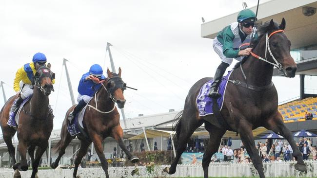 Exceedance is among the favourites for the Coolmore Stud Stakes. Picture: AAP