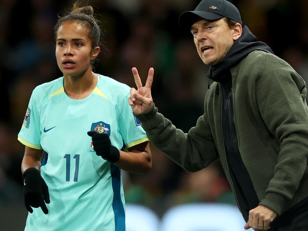 The hard call is what Fowler values most about Matildas’ head coach Tony Gustavsson. Picture: Alex Grimm – FIFA/FIFA via Getty Images