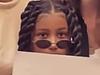Kim K’s daughter wins fans with cheeky sign