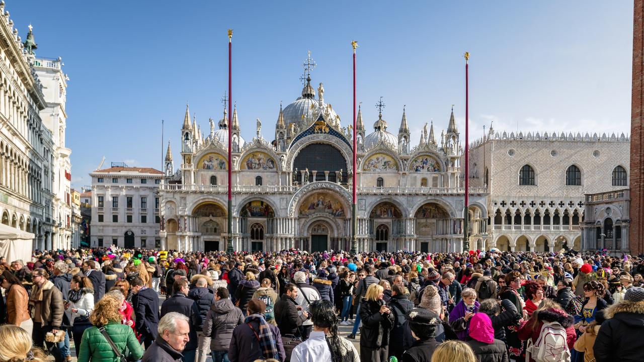 After enjoying a brief reprieve during Covid restrictions, Venetians are once again facing phenomenal tourist numbers at big ticket sites like Piazza San Marco (St Mark's Square). Picture: iStock