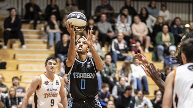 Jonathon Mines has been one of the best players for the Hobart Chargers so far this season. Picture: Eddie Safarik