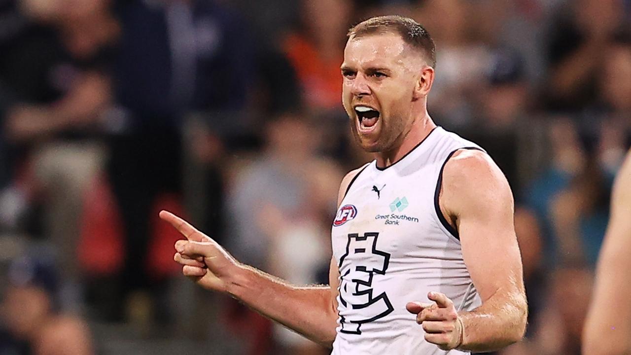 Sam Docherty has never played in a final in 143 games for Carlton and Brisbane. Picture: Getty Images