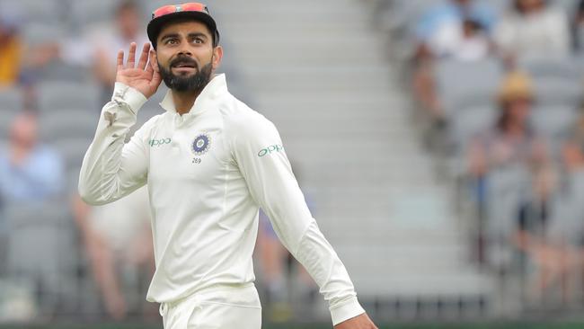 Virat Kohli thrives off an audience, whether it loves him or is urging him to fail.