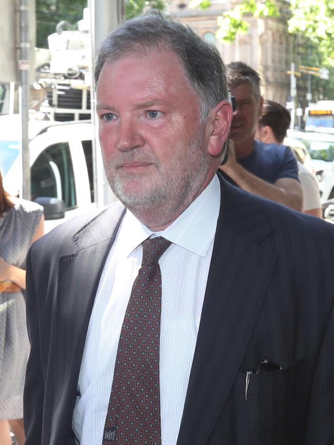 Rob Stary outside court on Wednesday. Picture: David Crosling