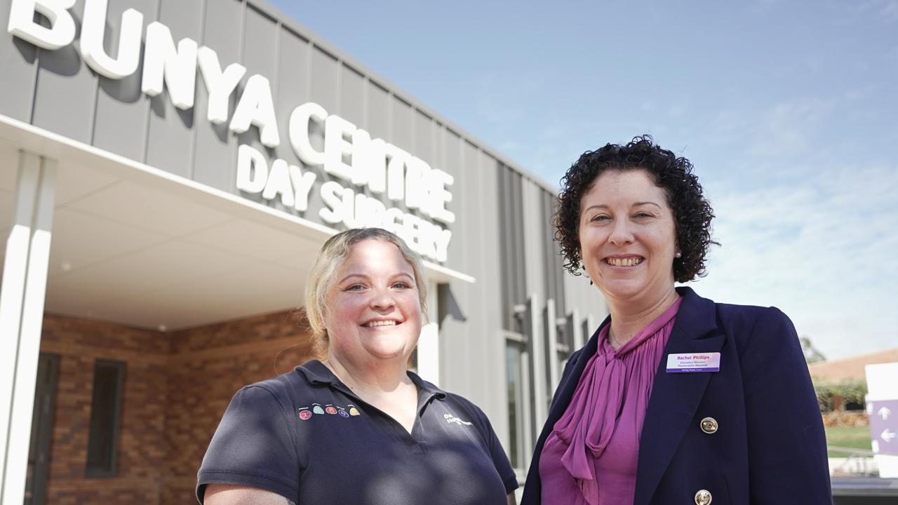 At the soft launch of Darling Downs Health's new day surgery, called the Bunya Centre, at Baillie Henderson Hospital are Toowoomba Hospital executive director Rachel Phillips and nurse unit manager Petrina Lawton.