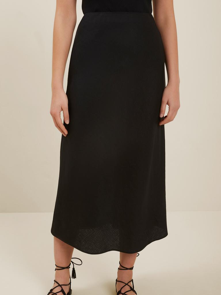 Seed Heritage Core Linen Slip Skirt