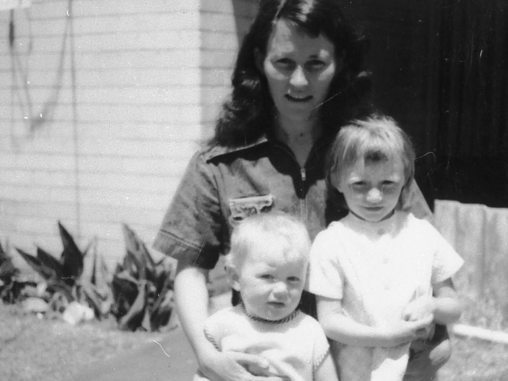 Catherine Birnie with two of her children before she left her husband and embarked on the sinister killing spree that put her in prison.