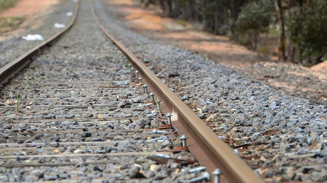Work has started to prevent the rail freight line from Korong Vale to Sea Lake from falling further into disrepair. File picture: Zoe Phillips