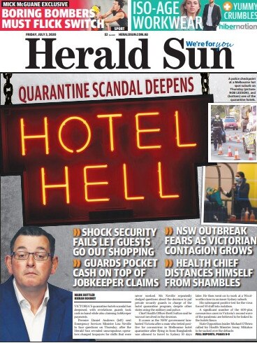 Herald Sun on July 3.