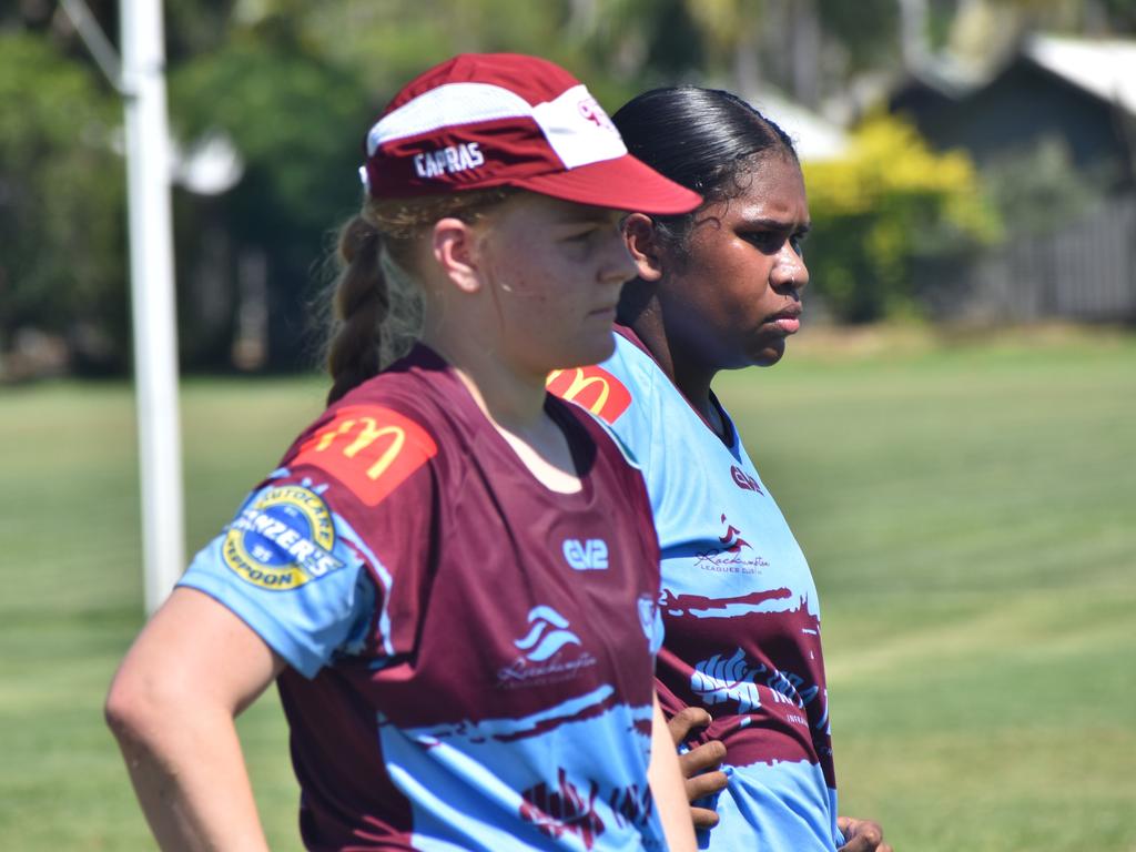 CQ Capras under-17 girls squad at pre-season training at Emmaus College, Rockhampton, on January 18, 2025.