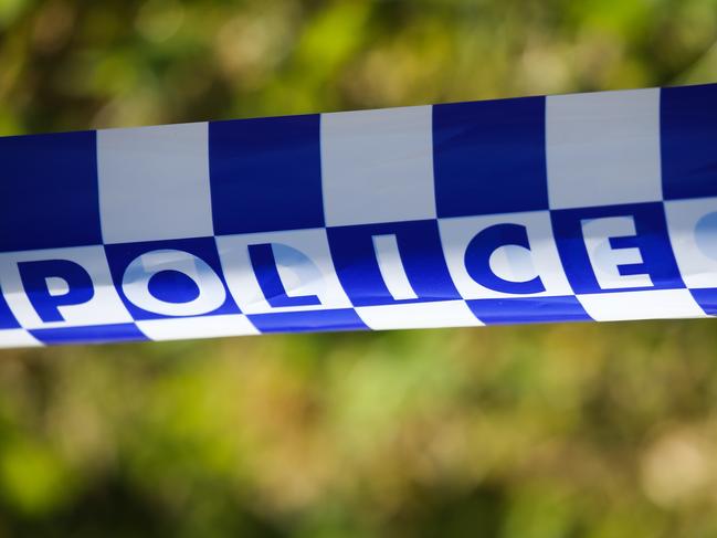 SYDNEY, AUSTRALIA - Newswire Photos - MAY 23 2023: A  general stock view of Police tape on a crime scene in Sydney.  Picture : NCA Newswire / Gaye Gerard