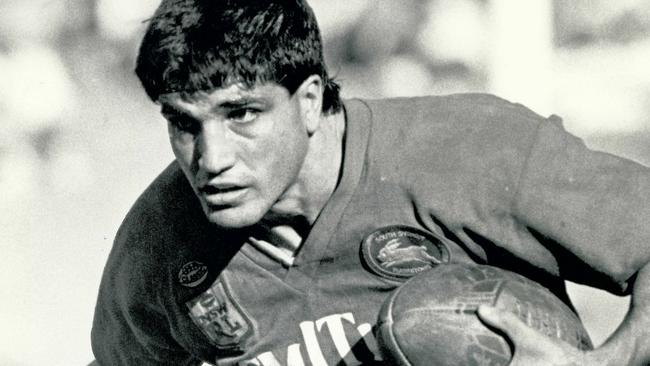 Mario Fenech in action for the Rabbitohs in 1986.