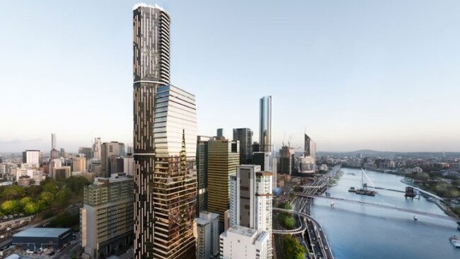 The development at 33 Herschel Street aims to revitalise the northern gateway of the Brisbane CBD. Picture: Brisbane City Council/ DA Tracker