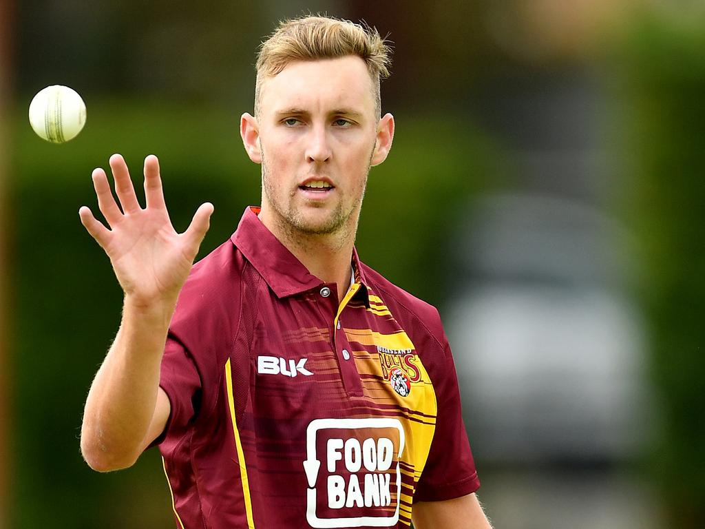 The tales man to ever play for Australia, Billy Stanlake is leaving Queensland to play for the Tigers in the next Sheffield Shield season. Picture: AAP Image/Joel Carrett