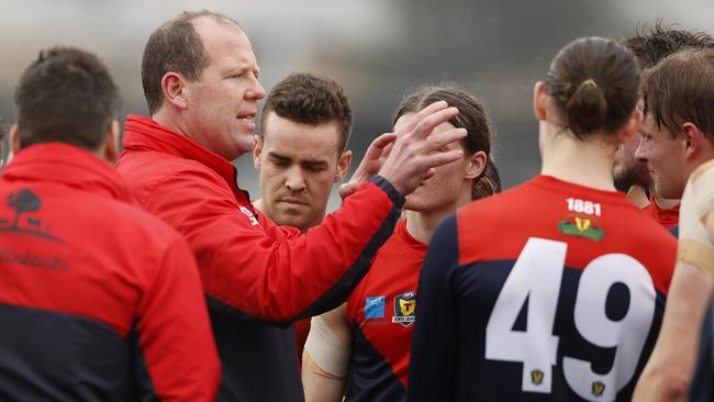 Richard Robinson says his Demons have enough motivation without needing to focus on spoiling Jaye Bowden’s last TSL match. Picture: ZAK SIMMONDS