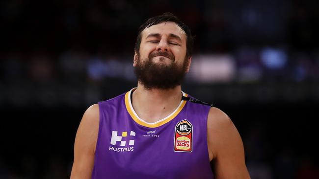 Andrew Bogut would’ve considered retiring if the current NBL Covid mandates were in place during playing career. Picture: Mark Kolbe/Getty