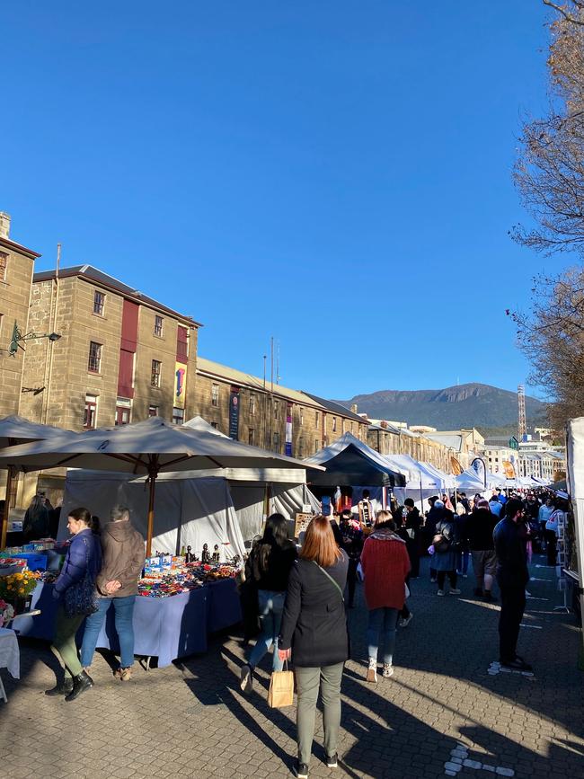 Salamanca Place, Hobart. Picture: Matt Denholm