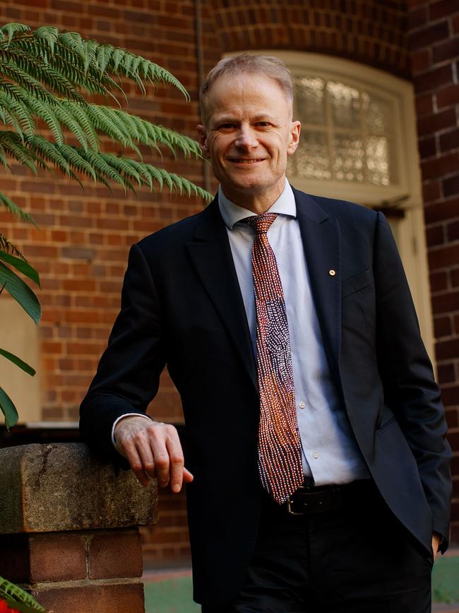 Professor Richard Scolyer has worked with Professor Georgina Long to adapt immunotherapy treatments for melanoma to brain cancer, and has now become the first person in the world to receive a personalised brain cancer vaccine as a result of that work. Picture: Supplied