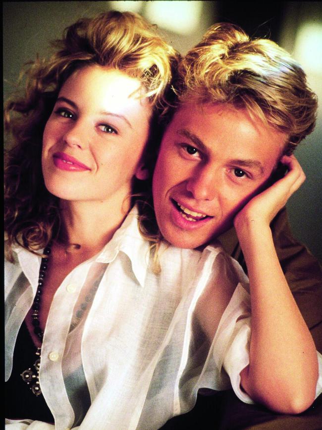 Kylie Minogue and Jason Donovan during their time on Neighbours.