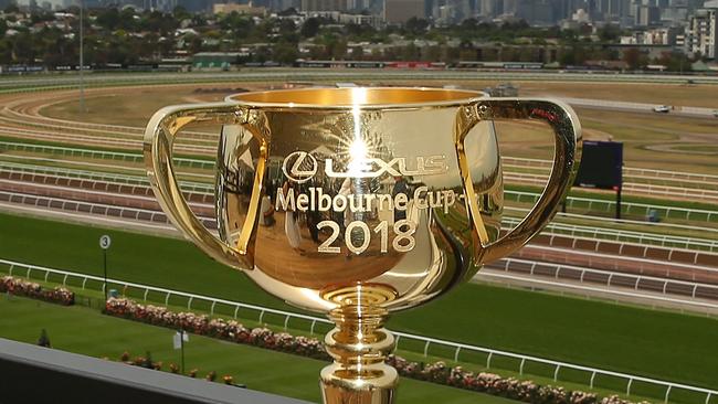 The ultimate prize awaits for the winner of Tuesday’s Melbourne Cup. Picture: Getty Images