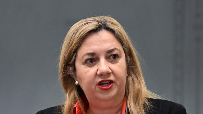 BRISBANE, AUSTRALIA - NewsWire Photos - AUGUST 16, 2022.Queensland Premier Annastacia Palaszczuk speaks during Question Time at Queensland Parliament House in Brisbane.Picture: NCA NewsWire / Dan Peled