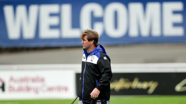 Is Hasler welcome at Belmore running out? Picture: Gregg Porteous.