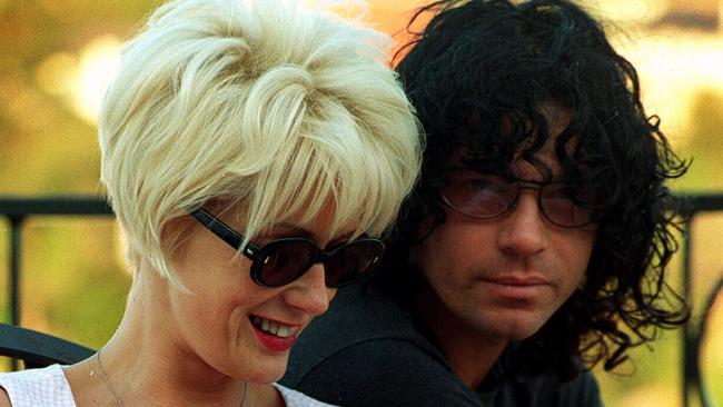 Hutchence moved on to a dramatic relationship with TV presenter Paula Yates.