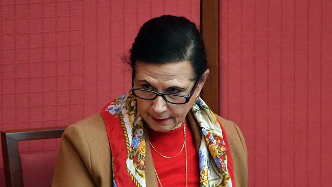 The historical allegations were bought to light after Liberal Senator Concetta Fierravanti-Wells’ blistering speech to the Senate on Tuesday night. Picture: AAP Image/Mick Tsikas.