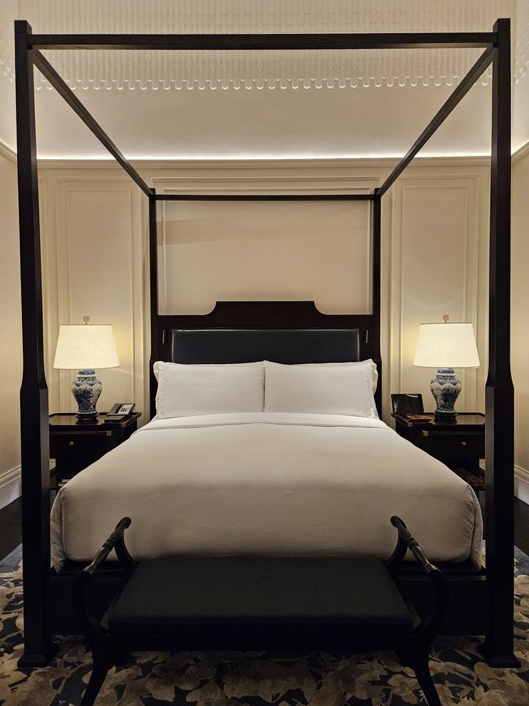 The suites have incredibly comfortable four-poster beds.