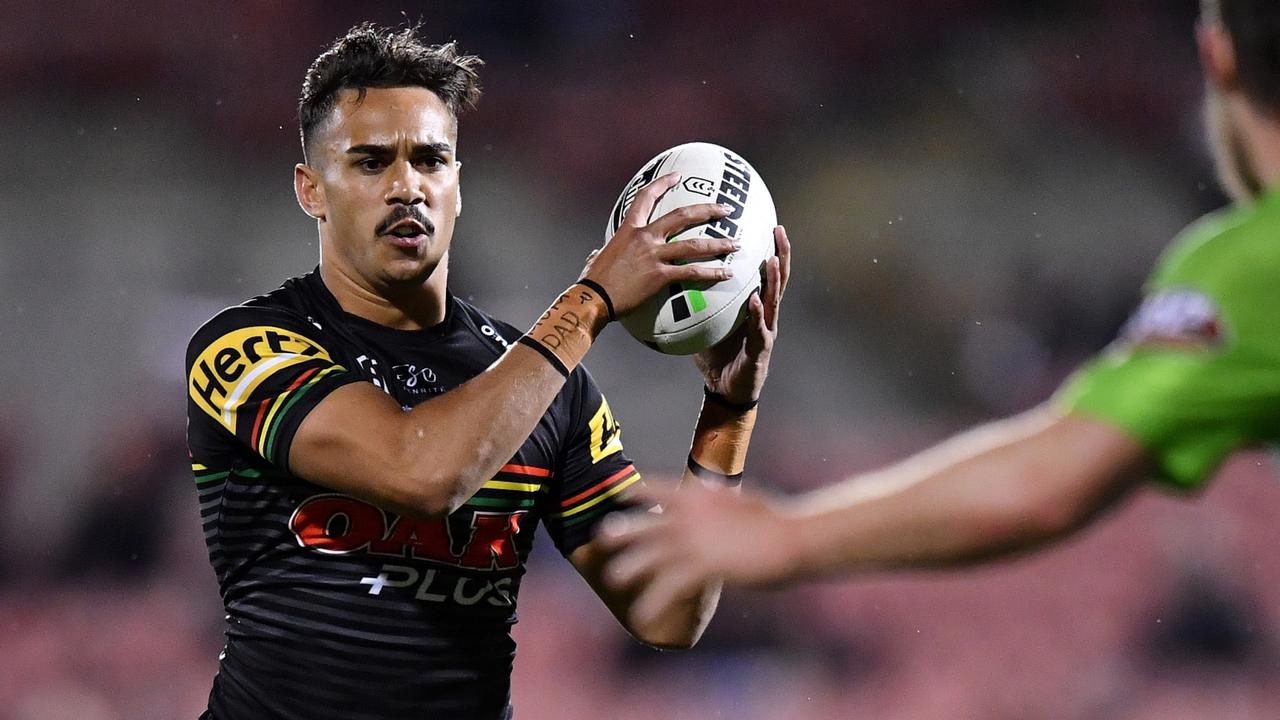 Daine Laurie pictured at the Panthers. He recently joined the Tigers. Picture: NRLPhotos/Gregg Porteous