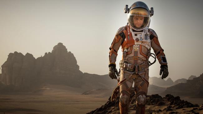 Compelling performance ... science doesn’t normally win over mass audiences, but The Martian did thanks in many ways to Matt Damon’s work. Picture: AP