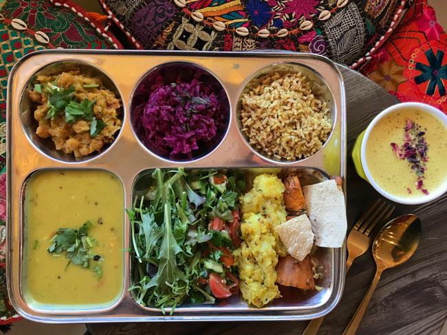 The 6 Tastes Ayurvedic Thali. Picture: Jenifer Jagielski