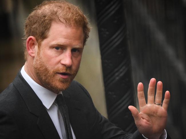 Prince Harry is one of more than 100 people suing publisher MGN. Picture: AFP