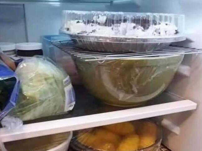 $4 Kmart hack doubles your fridge space. Picture: Facebook