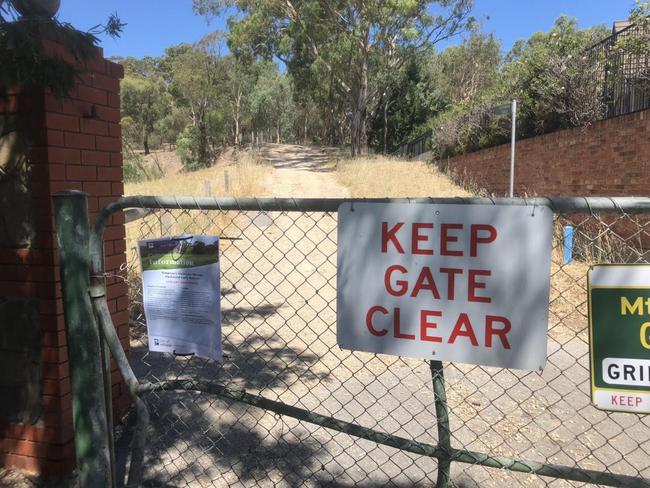 The Dashwood Rd tip in Beaumont has been closed since 1990. Picture: Ben Cameron. 