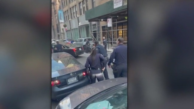 NYPD officer injured by vehicle in Midtown