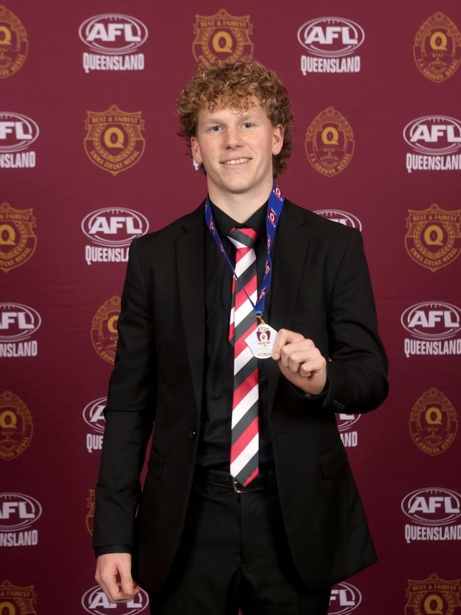 Morningside's Harry Taylor won the QAFL colts Best and Fairest and the Morningside colts Best and Fairest.