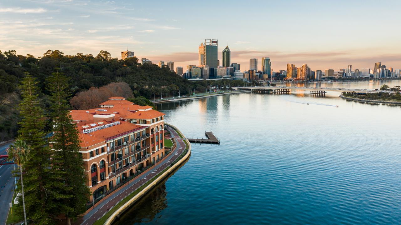 Sunset Swan Brewery. Airviewonline unveils Australia's top aerial views captured or curated by veteran photographer Stephen Brookes. Picture: Stephen Brookes