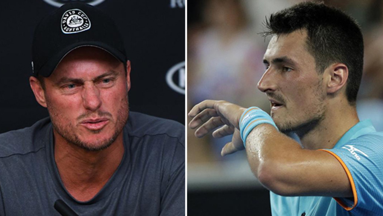 Lleyton Hewitt has alleged physical and blackmail threats from Bernard Tomic.