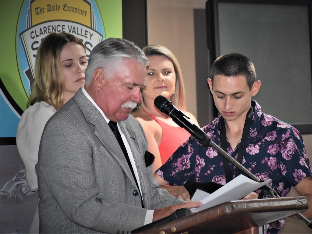 AWD T37 classification athlete Mitch Christiansen won Grafton Shoppingworld Senior Sportsperson of the Year in his fourth time as a finalist at the 2020 Clarence Valley Sports Awards at Grafton District Services Club on Saturday, 14th November, 2020. Photo Bill North / The Daily Examiner