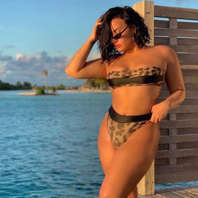 Demi Lovato posts unedited photo to Instagram celebrating