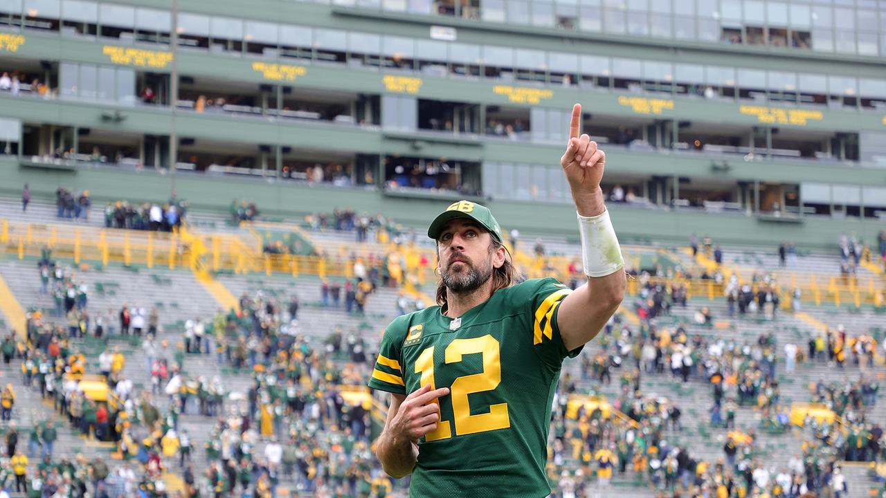 October 24, 2021: Green Bay Packers quarterback Aaron Rodgers #12