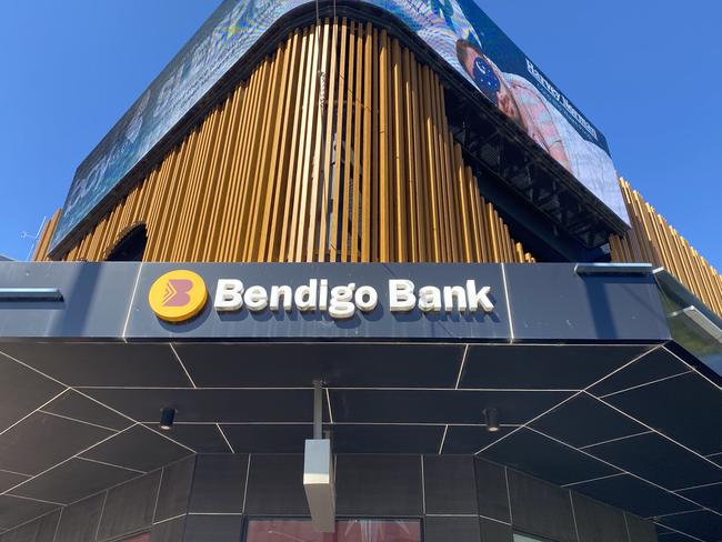 Bendigo Bank's Malop St branch is temporarily closed until February 1, 2023. Picture: Michaela Meade