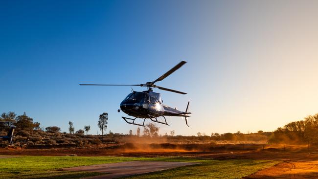 See the Red Centre by taking a once in a lifetime scenic helicopter flight of some of the Northern Territory's iconic attractions.Tours offered by Professional Helicopter Services include breathtaking trips to Uluru and Kata Tjuta , which are located in the World Heritage-listed Uluru Kata Tjuta National Park, and Kings Canyon, Watarrka National Park. Photo: Che Chorley /Tourism NT