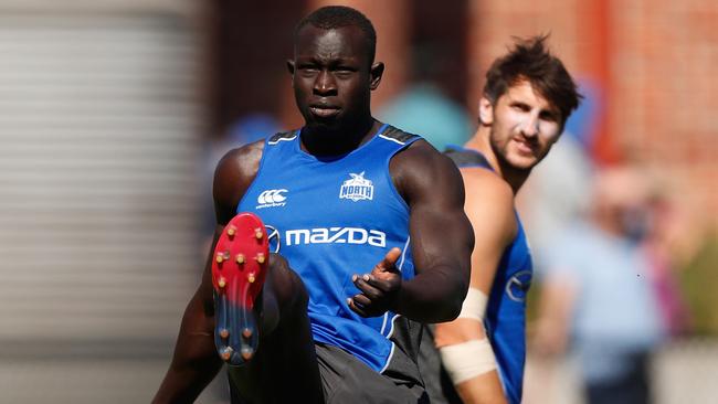 Majak Daw has looked in great condition this summer but his progress has stalled. Picture: Getty Images
