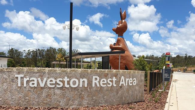 The court heard the car Jayden Gray had stolen from its owner’s yard was seen at the Traveston Service Station with false license plates.