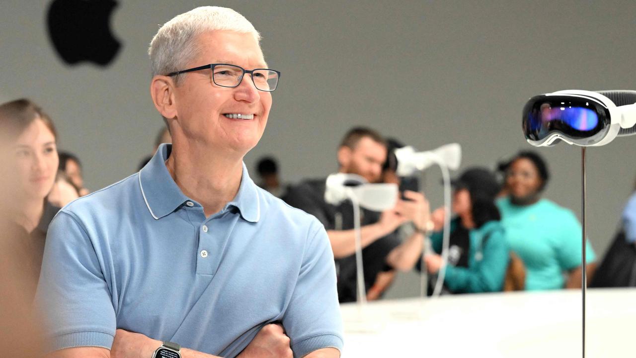 Apple CEO Tim Cook will be centre stage at the event at Apple Park campus in Cupertino, California. (Photo by Josh Edelson / AFP)