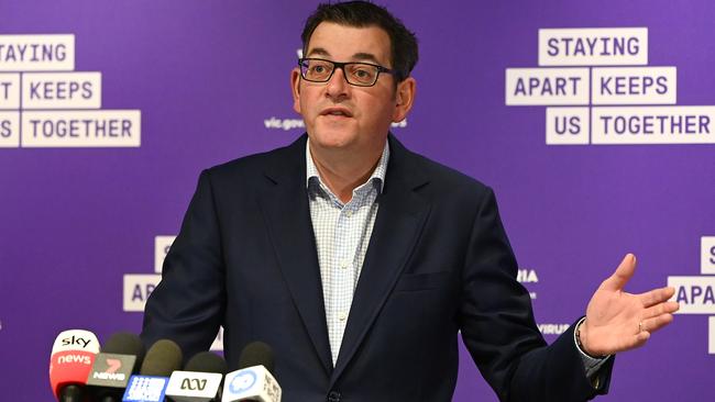 Victorian Premier Daniel Andrews. Picture: Getty