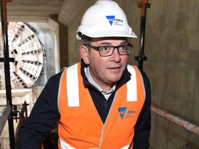 Daniel Andrews pledged to remove 50 level crossings across Victoria when he took office. Picture: Josie Hayden