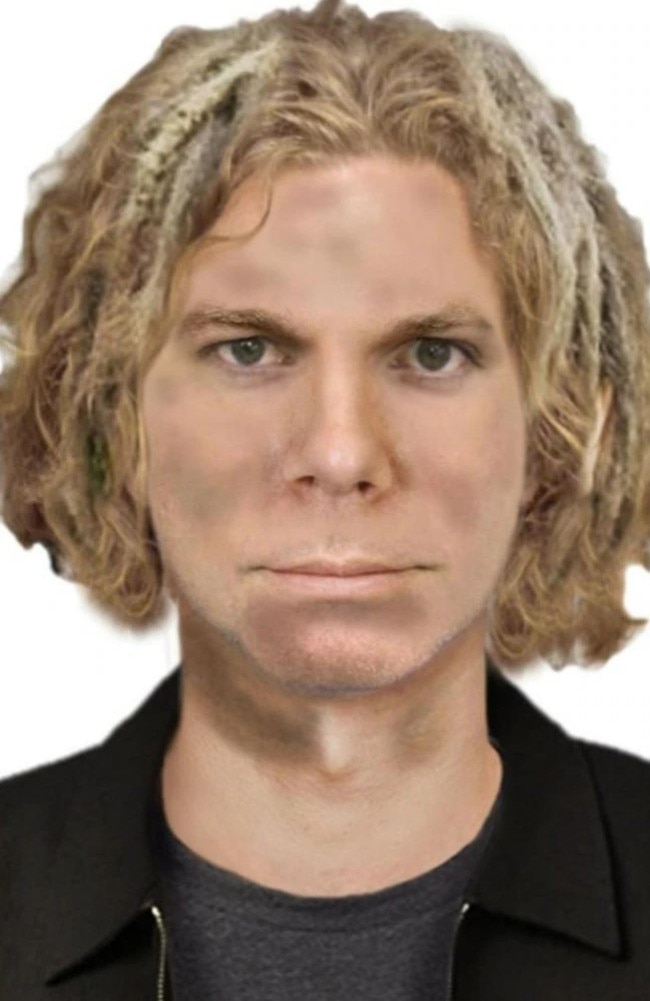 A computer-generated image of the man police want to speak to in relation to the Blackburn incident. Picture: Victoria Police